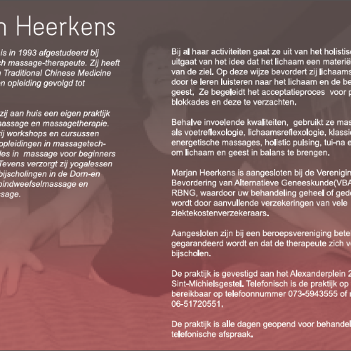 Foto 2 Praktijk voor holistische massagetherapie, Dornmethode en Yoga